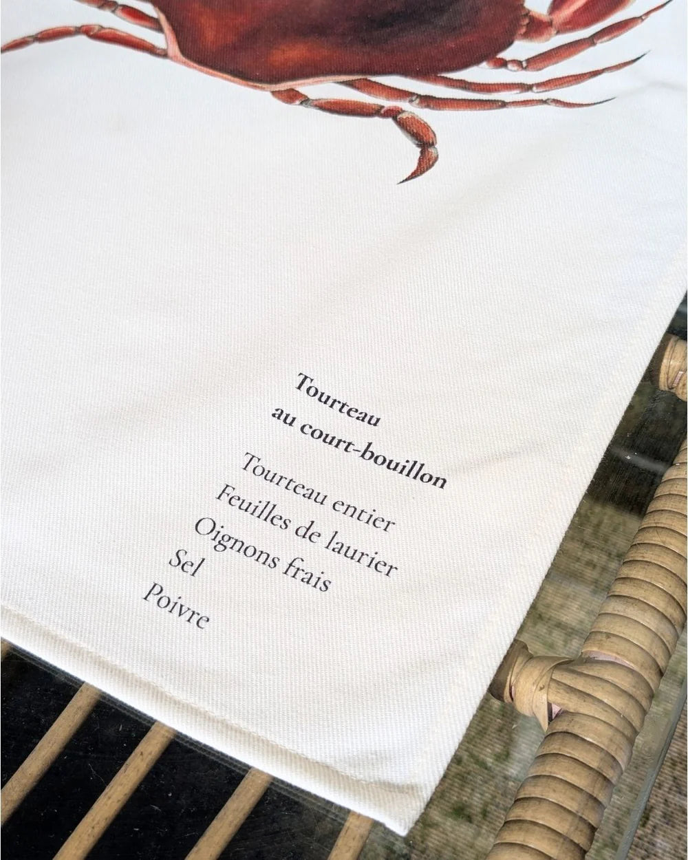 Teatowel: Le Tourteau au Court Bouillon
