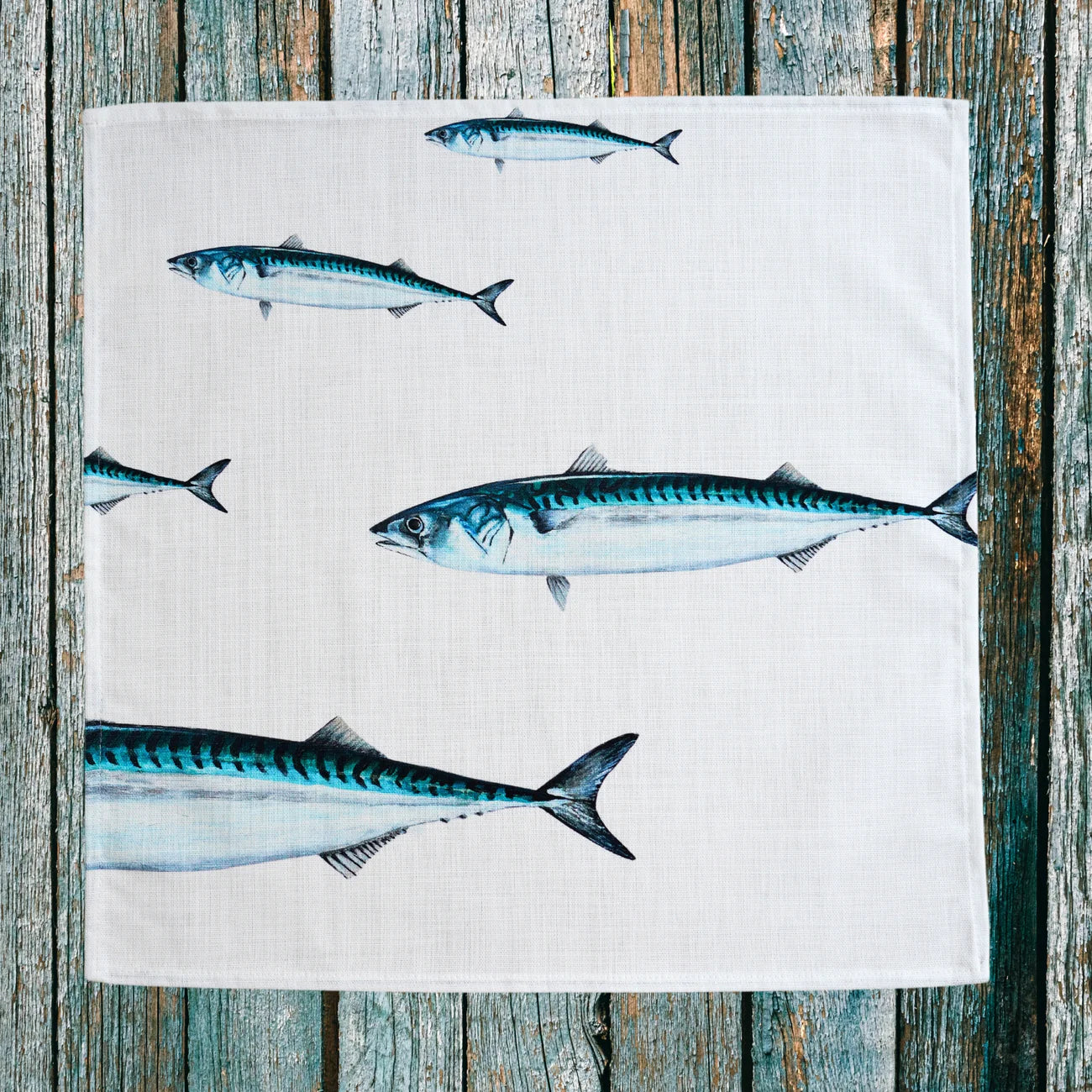 Napkin set of 6: La Marée Bleue