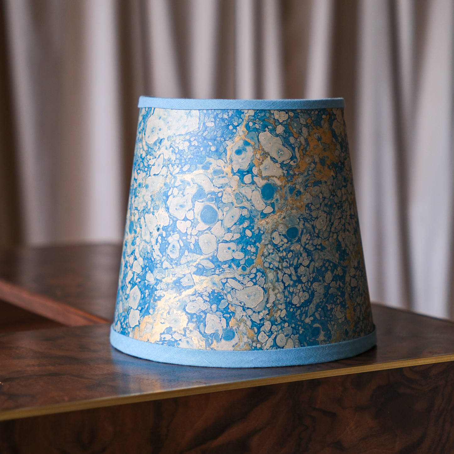 Italian marbled paper lampshade