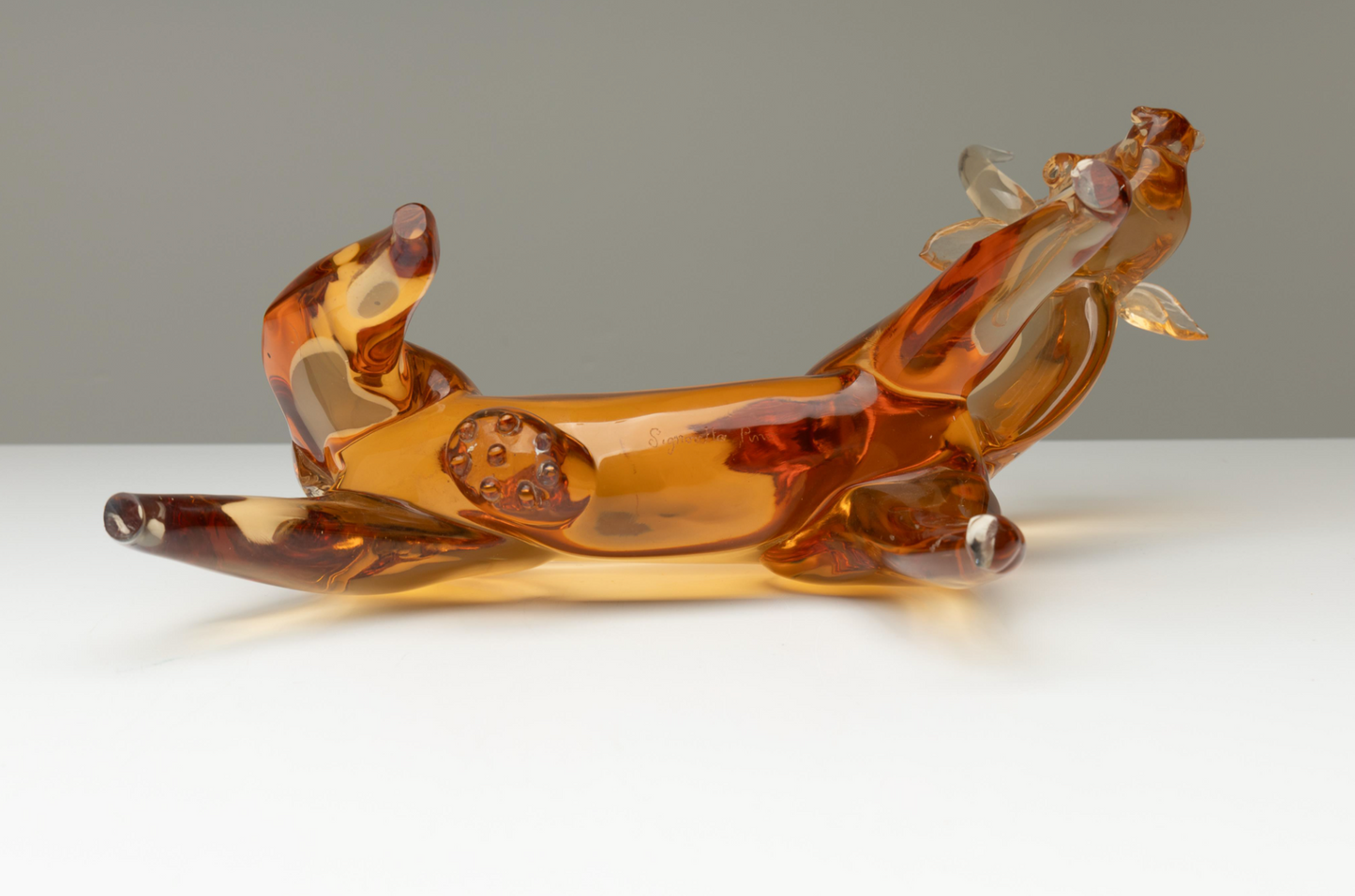 Murano Art Glass Cow: Pino Signoretto