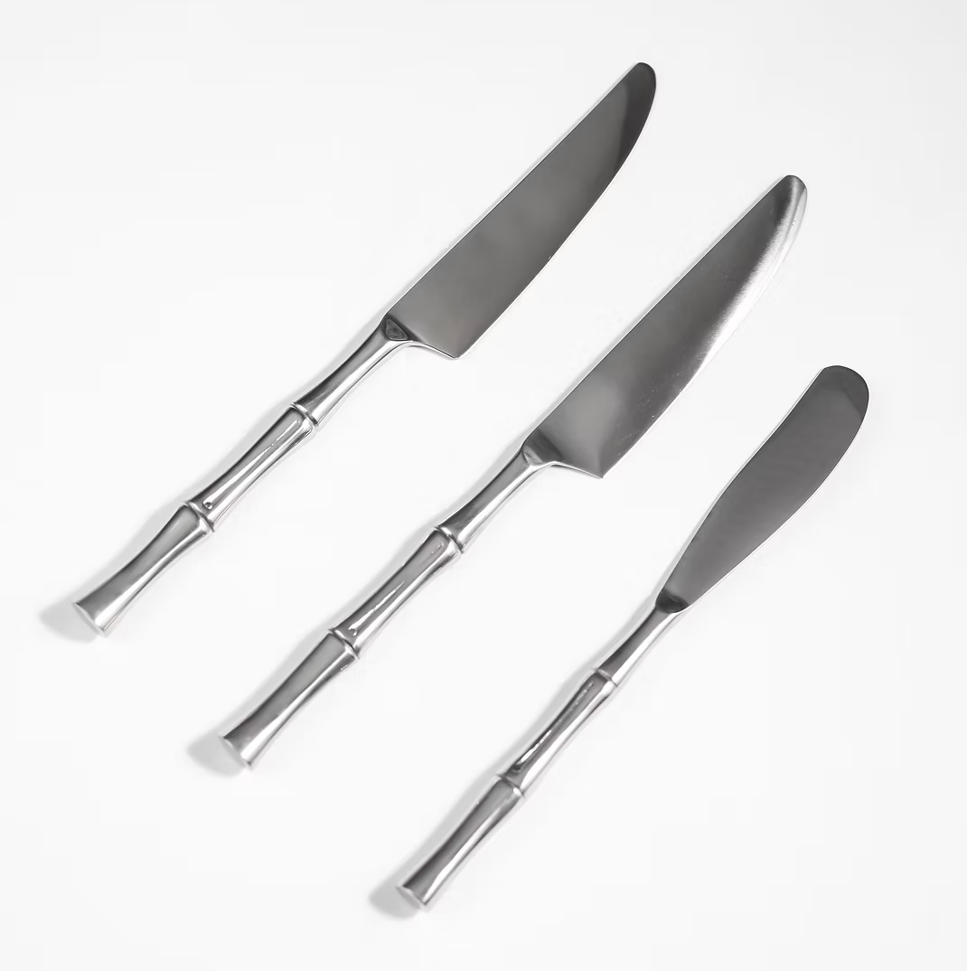 Stainless steel bamboo cutlery