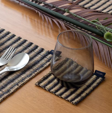 Stripe sedge coaster