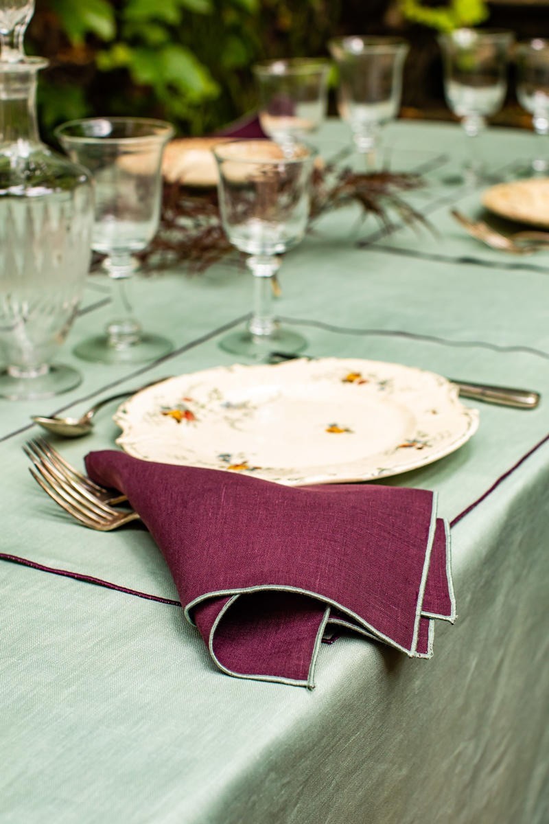 Filo placemat - Salvia-Pruno