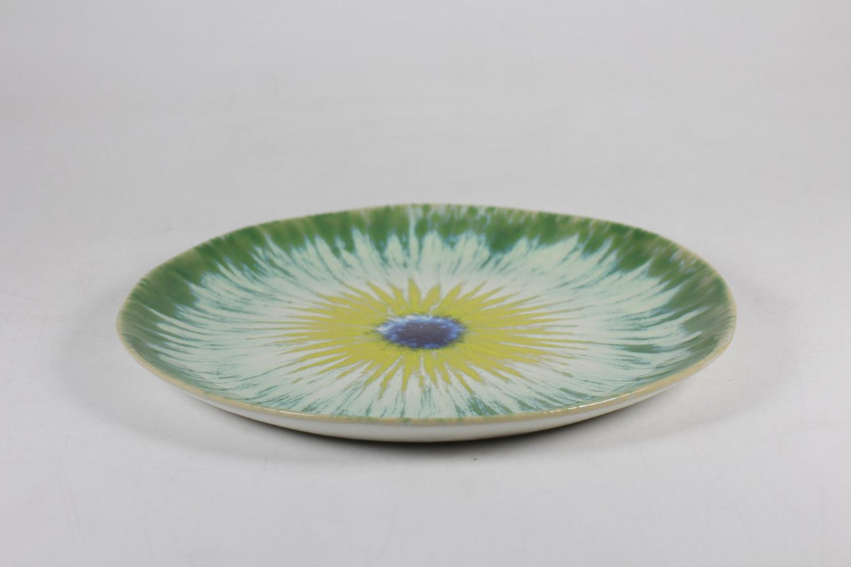 Tie Dye collection plate in green by Prempracha's Collection