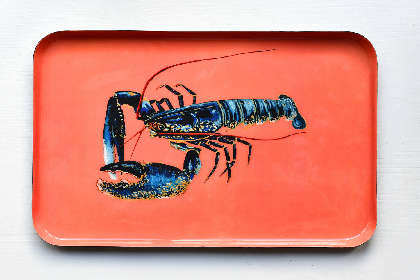 Enamelled Tray: The Lobster
