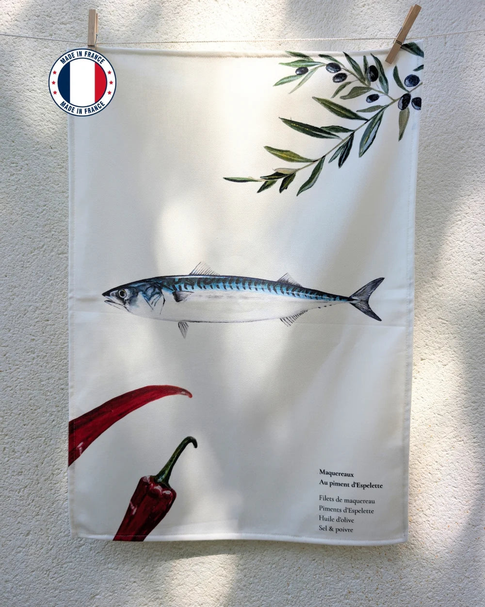 Teatowel: Maquereau au Piment