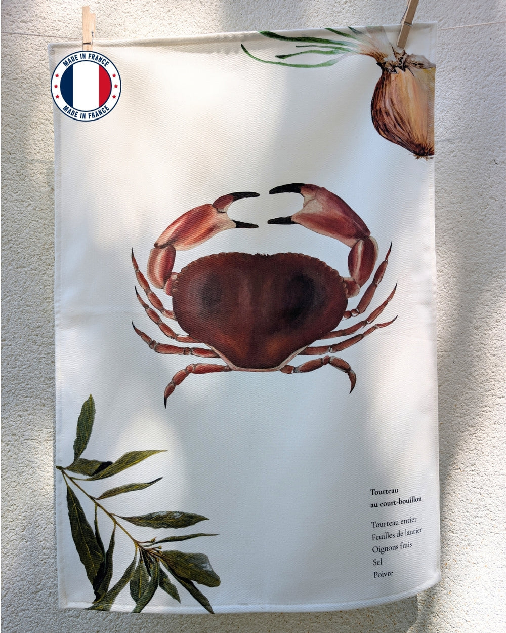 Teatowel: Le Tourteau au Court Bouillon