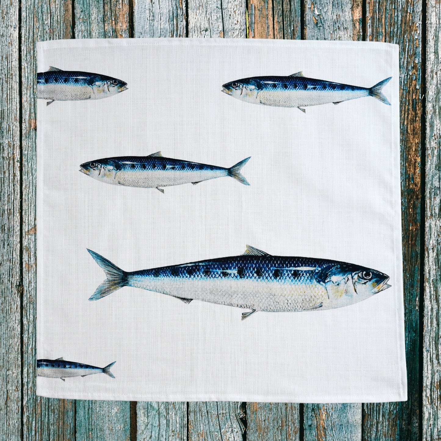 Napkin set of 6: La Marée Bleue