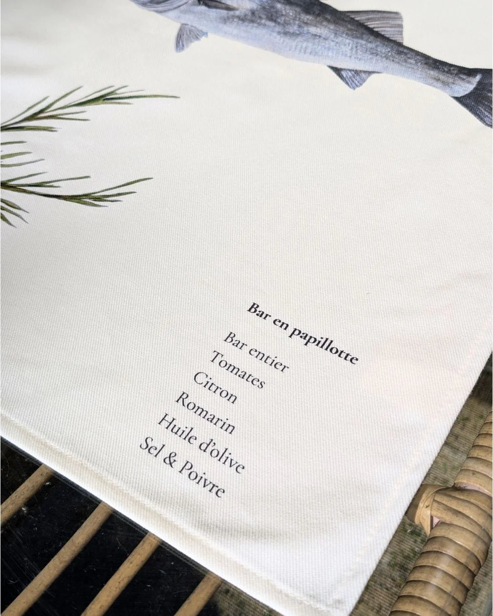 Teatowel: Le Recette Bar en Papillote