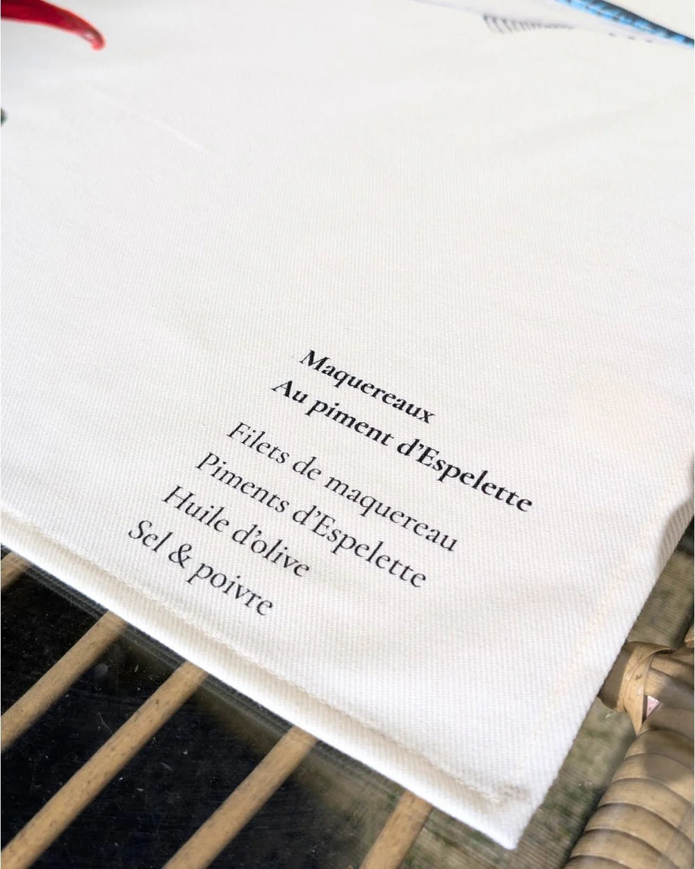 Teatowel: Maquereau au Piment