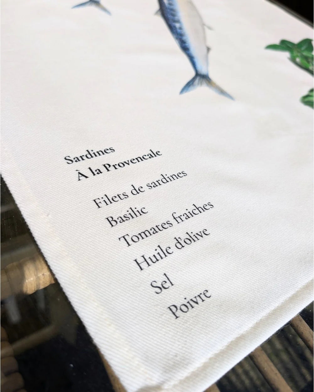 Teatowel: Les Sardines à La Provencale