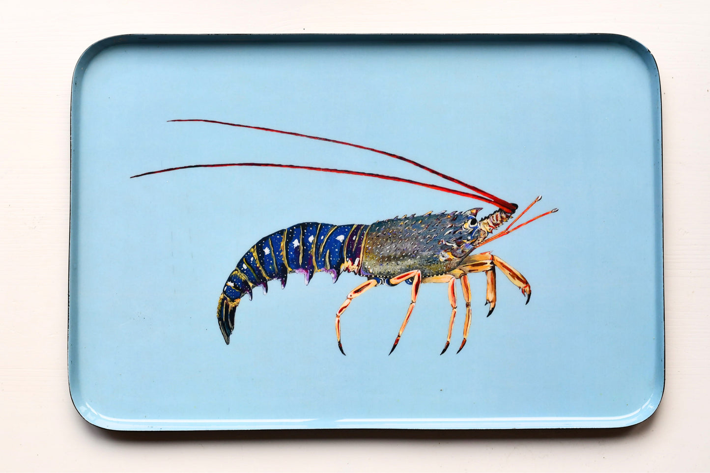 Enamelled Tray: The Langoustine