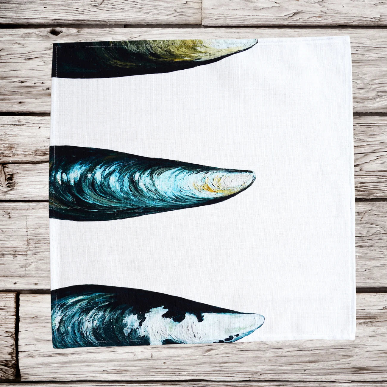 Napkin set of 4: La Marée Nacrée