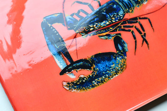 Enamelled Tray: The Lobster