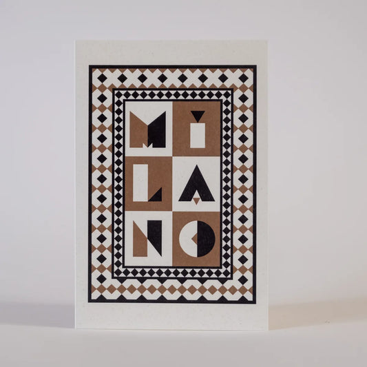 Greeting card: Milano (Albergo Diurno Venezia)