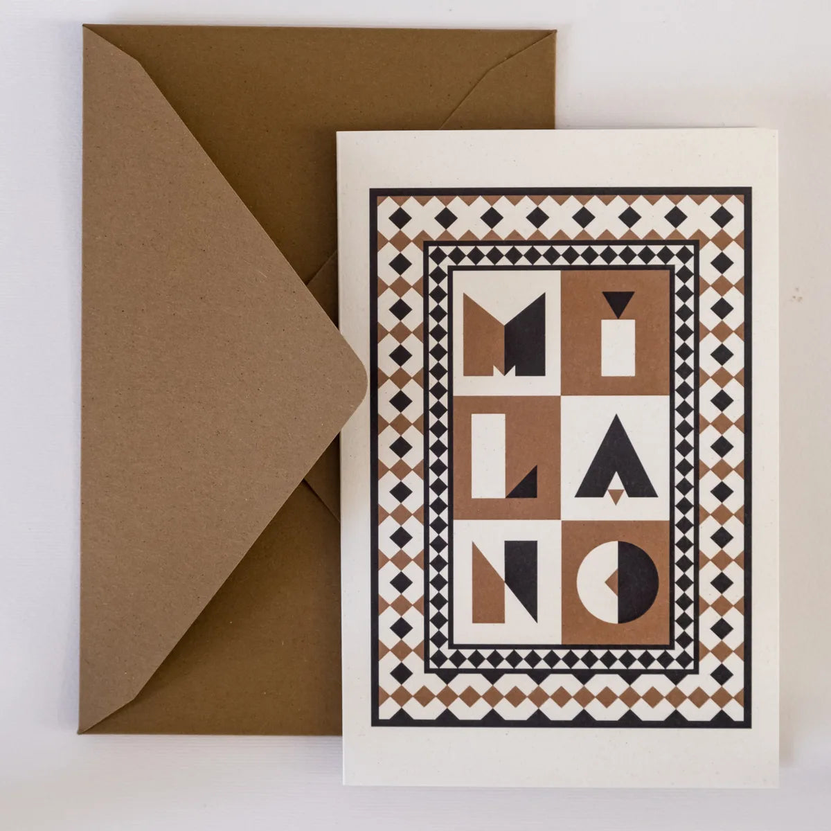 Greeting card: Milano (Albergo Diurno Venezia)