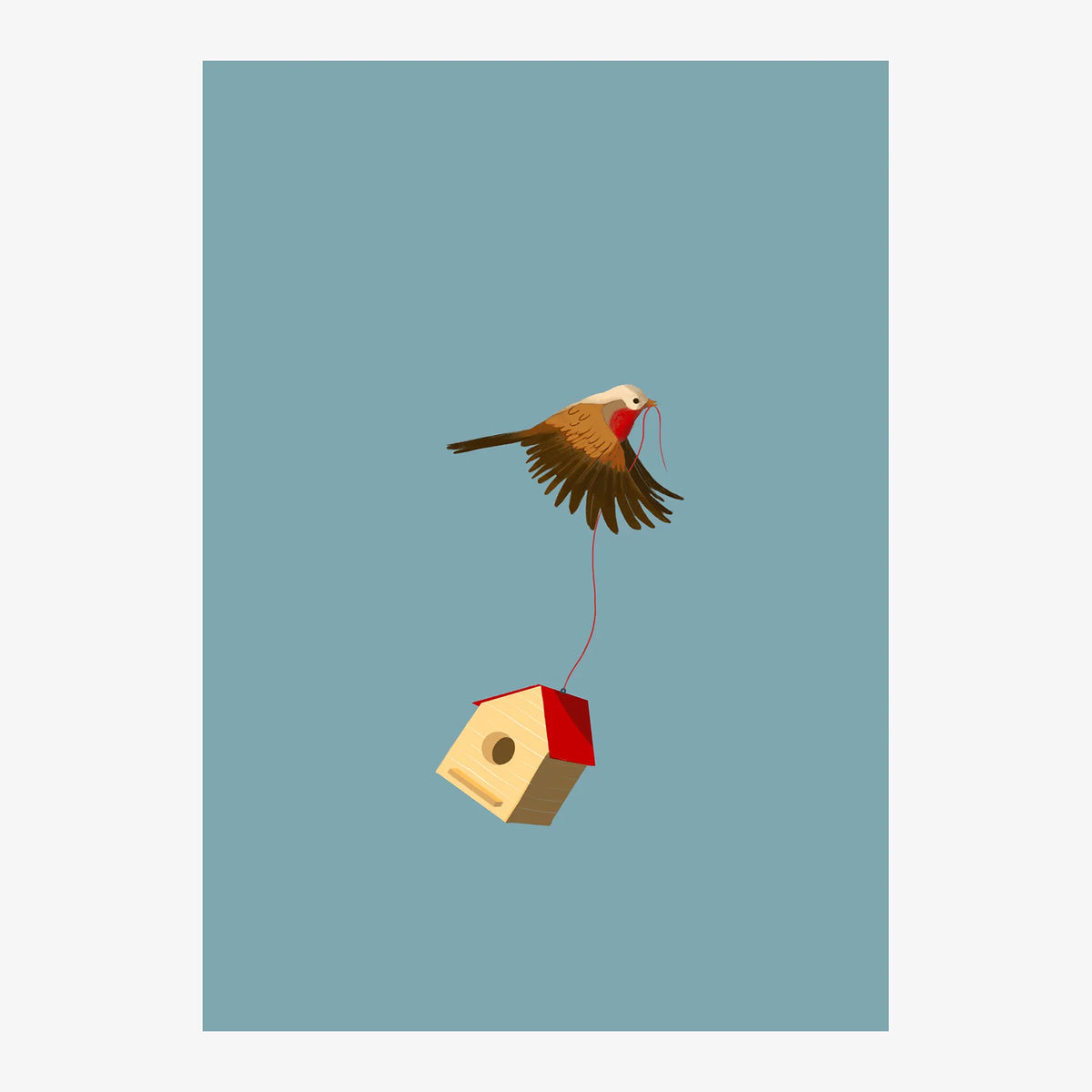 "Home Can Be Everywhere" — original artwork by Giulia Neri