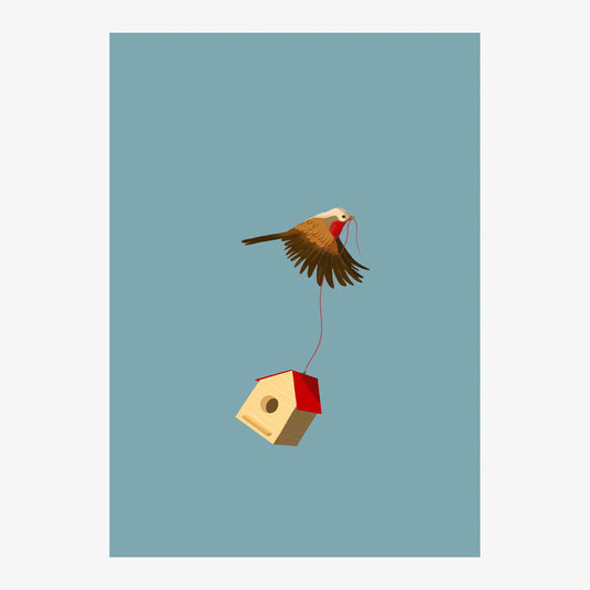 "Home Can Be Everywhere" — original artwork by Giulia Neri