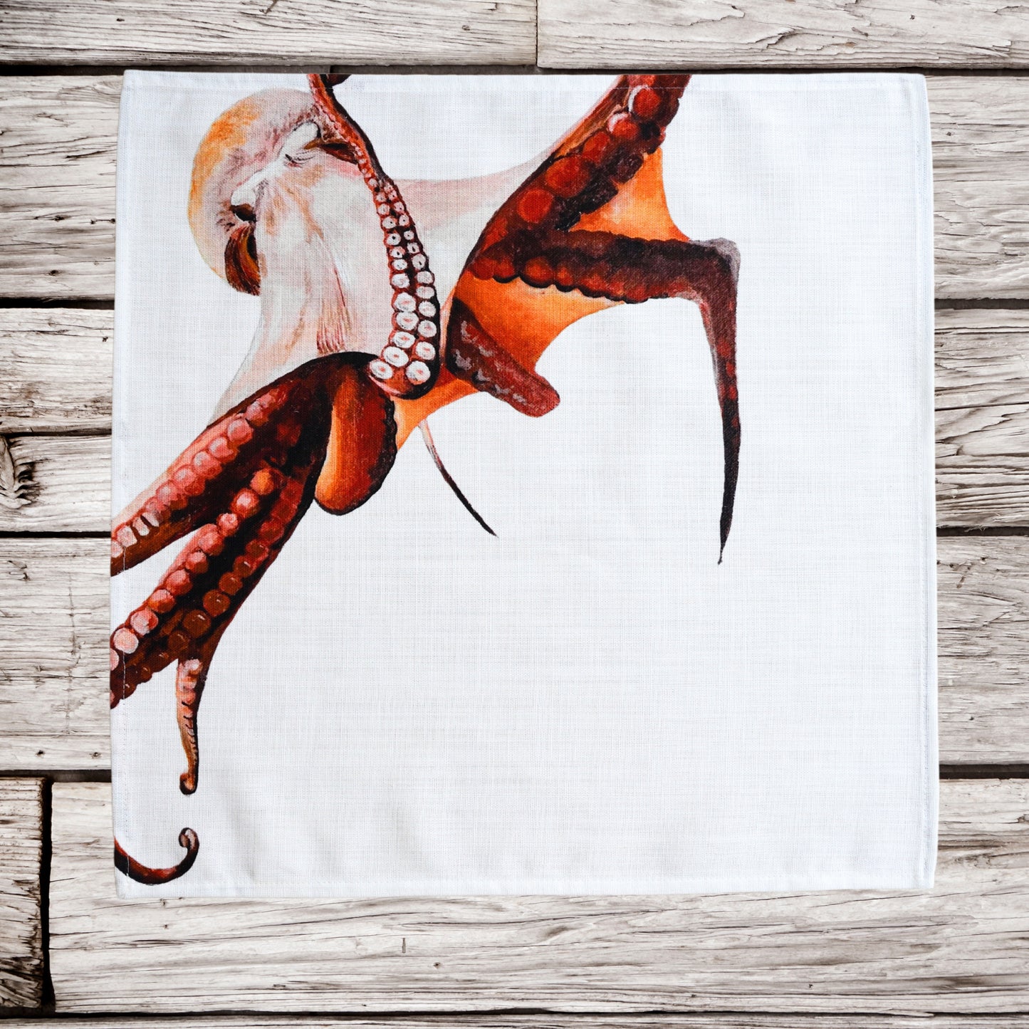 Napkin set of 4: La Marée Rouge