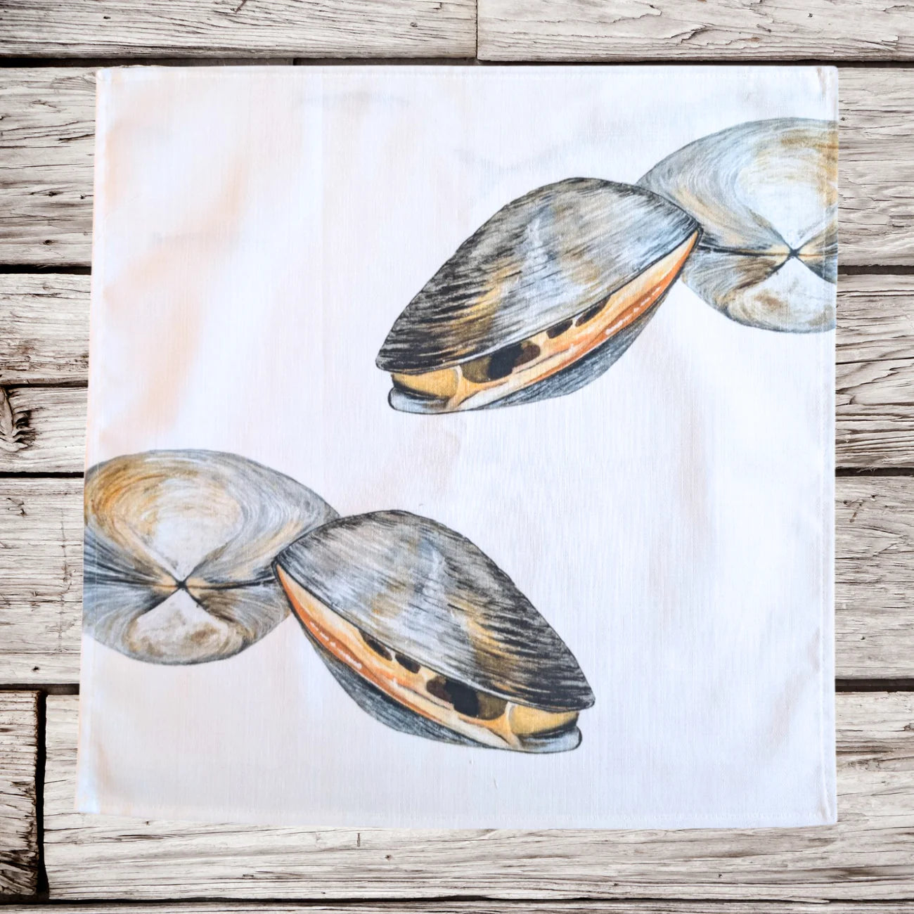 Napkin set of 4: La Marée Nacrée