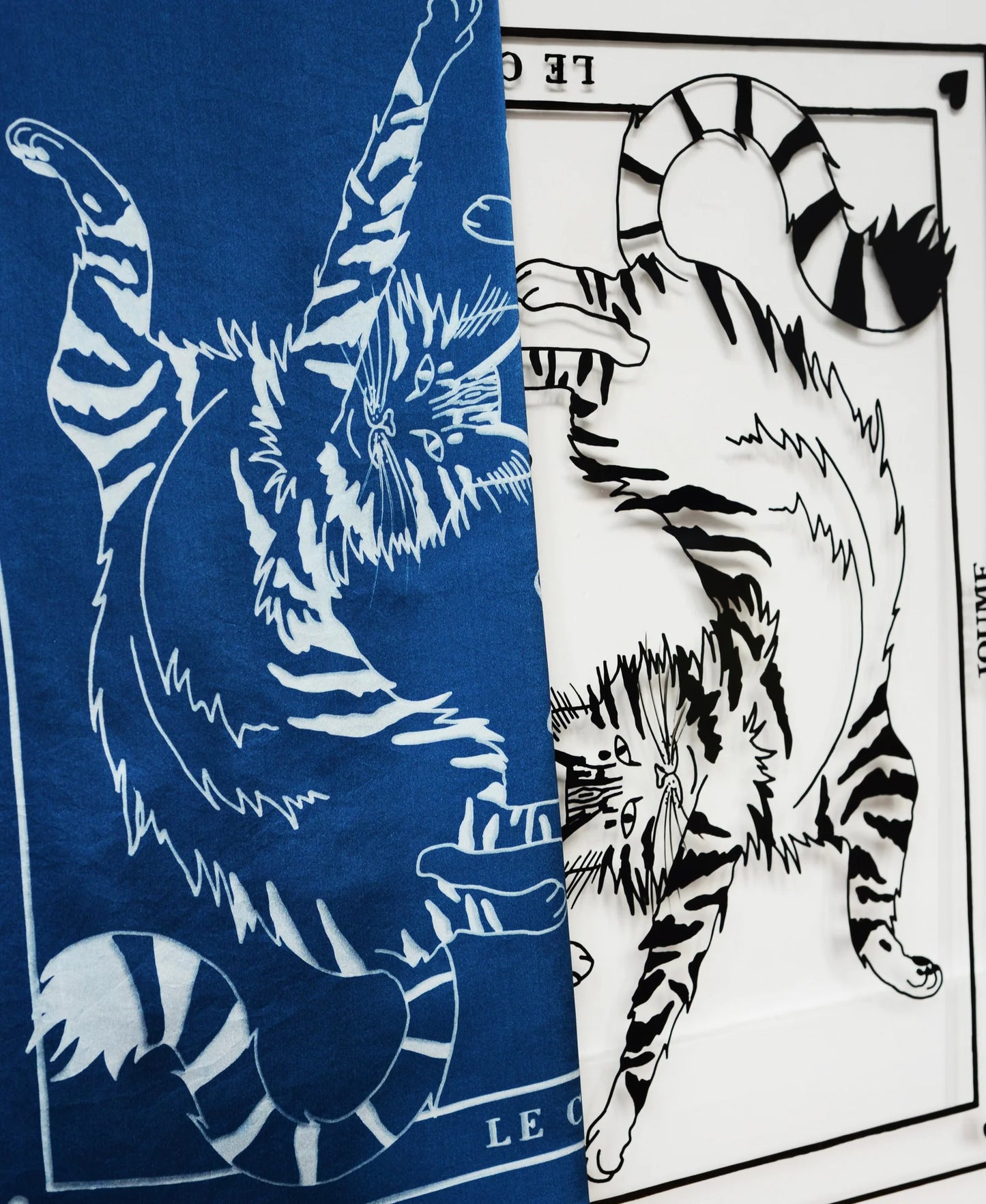 Silk Scarf - Chat