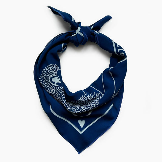 Silk Scarf - Lion