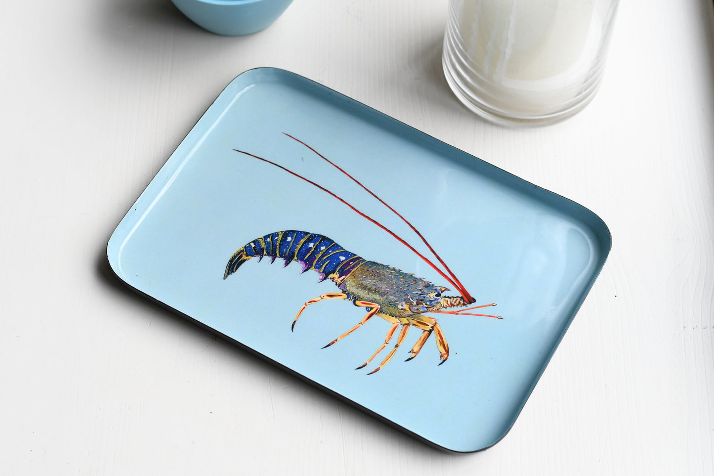 Enamelled Tray: The Langoustine