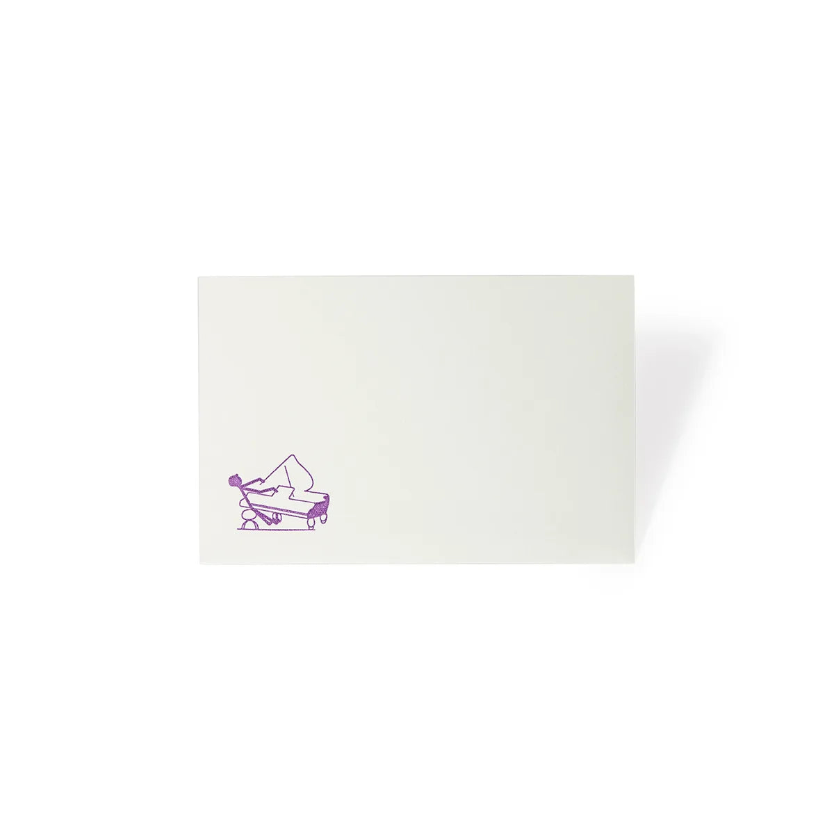Greeting card: Pianist