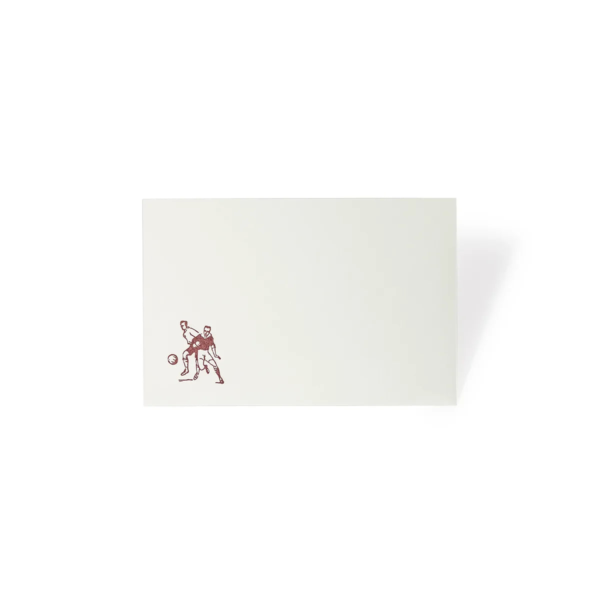 Greeting card: The Soccer Players