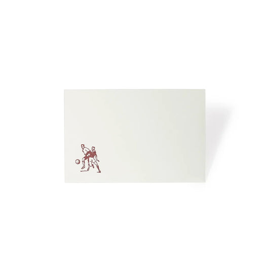 Greeting card: The Soccer Players
