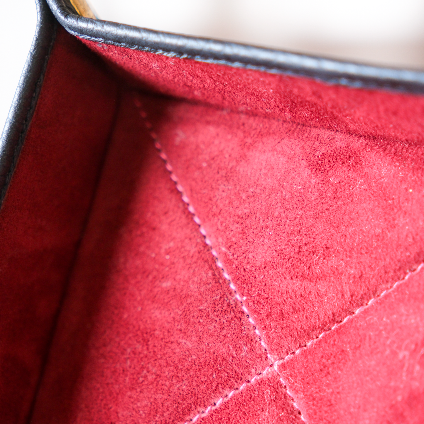 Classic leather valet tray