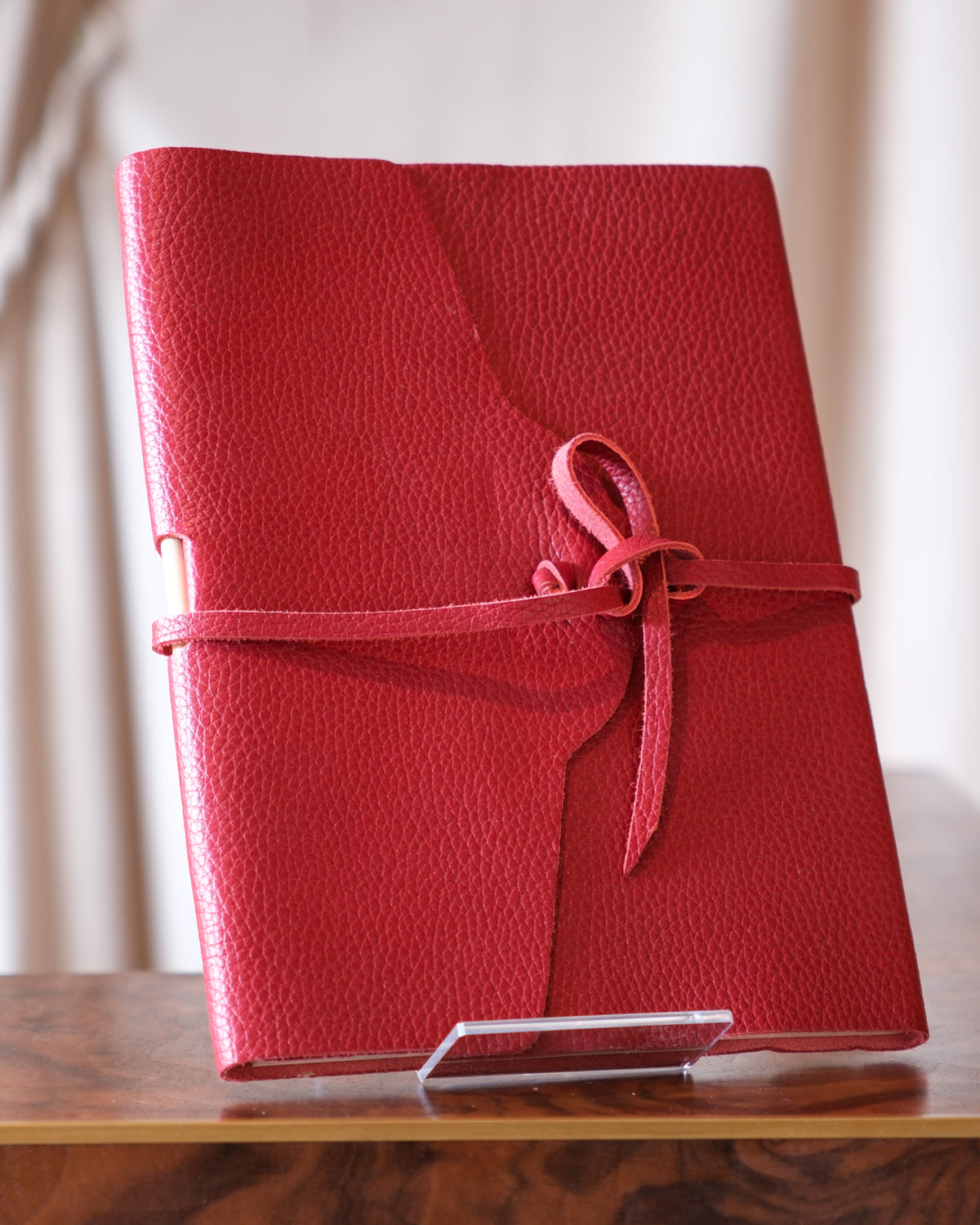 Leather notebook, Caravaggio — natural-tanned Florentine leather by Giulio Giannini e Figlio, Florence