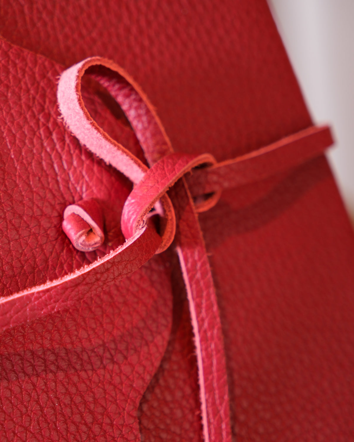 Leather notebook, Caravaggio — natural-tanned Florentine leather by Giulio Giannini e Figlio, Florence