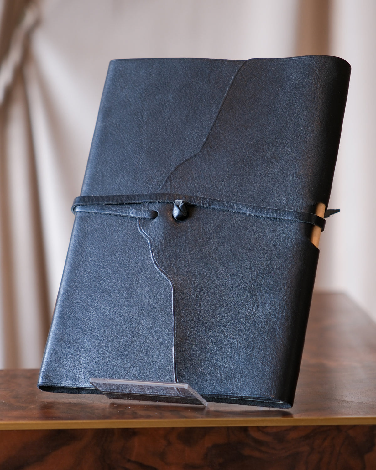 Leather notebook, Caravaggio — natural-tanned Florentine leather by Giulio Giannini e Figlio, Florence