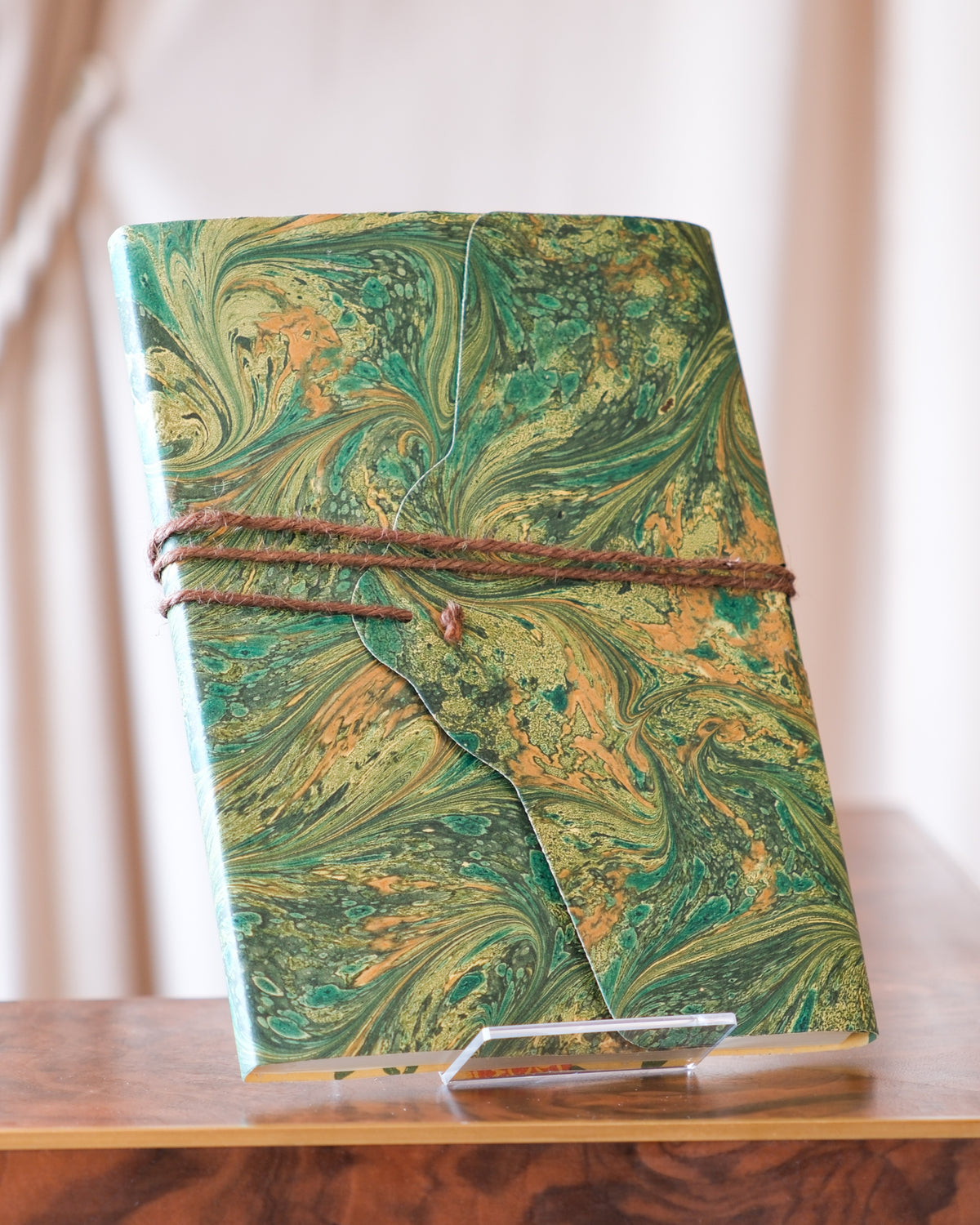 Notebook, Marbled Paper — hand-marbled cover by Giulio Giannini e Figlio, Florence