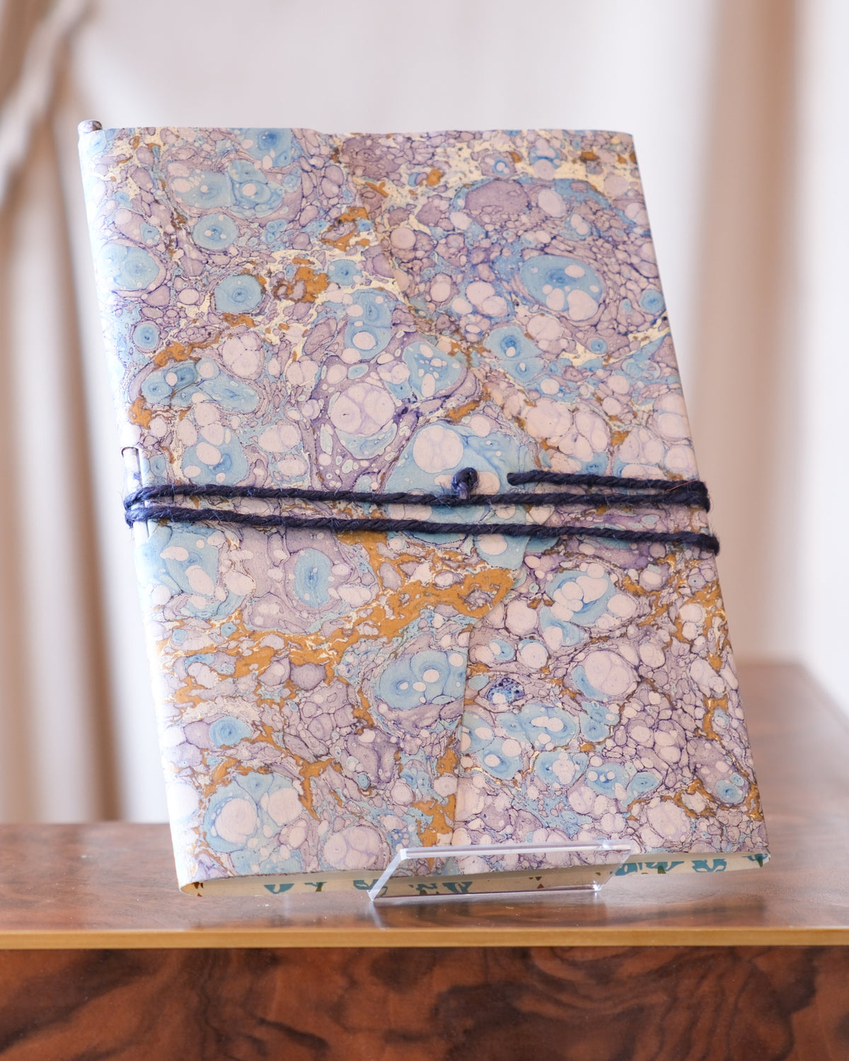 Notebook, Marbled Paper — hand-marbled cover by Giulio Giannini e Figlio, Florence