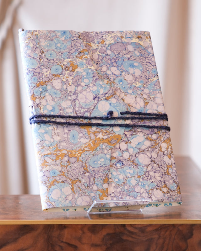 Notebook, Marbled Paper — hand-marbled cover by Giulio Giannini e Figlio, Florence