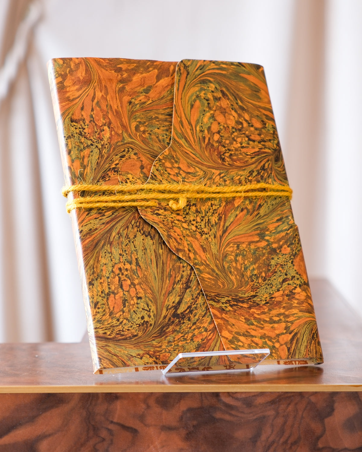 Notebook, Marbled Paper — hand-marbled cover by Giulio Giannini e Figlio, Florence