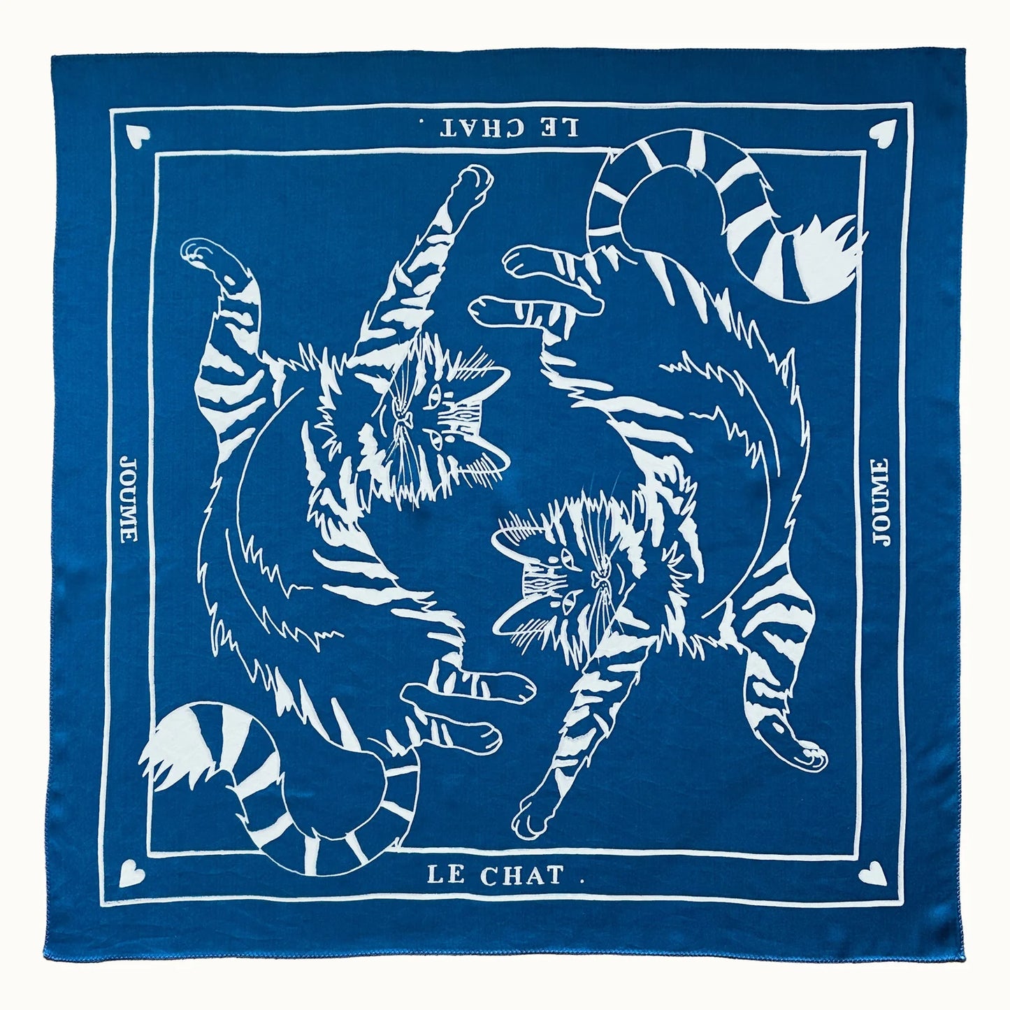Silk Scarf - Chat