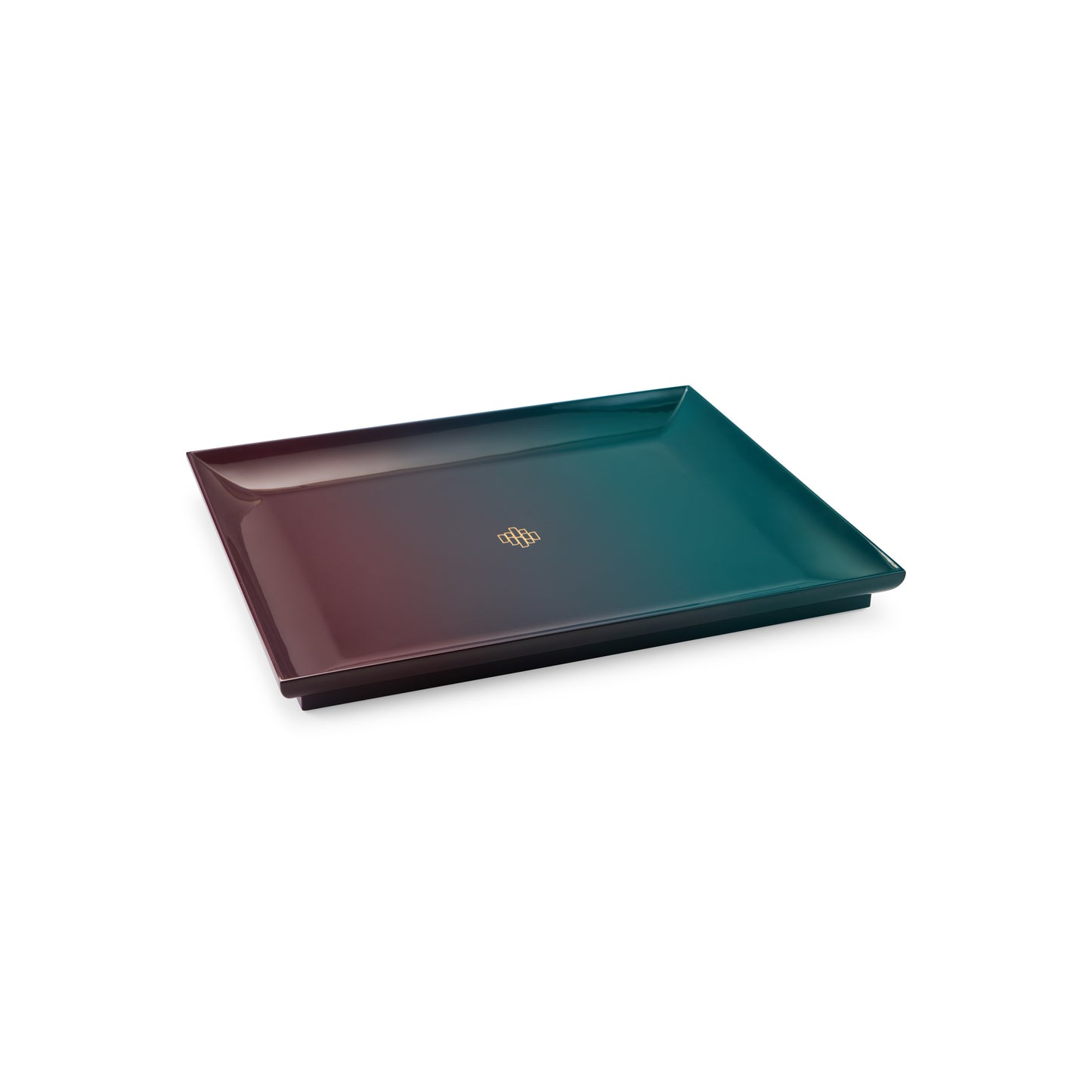 Moonbow rectangular tray large