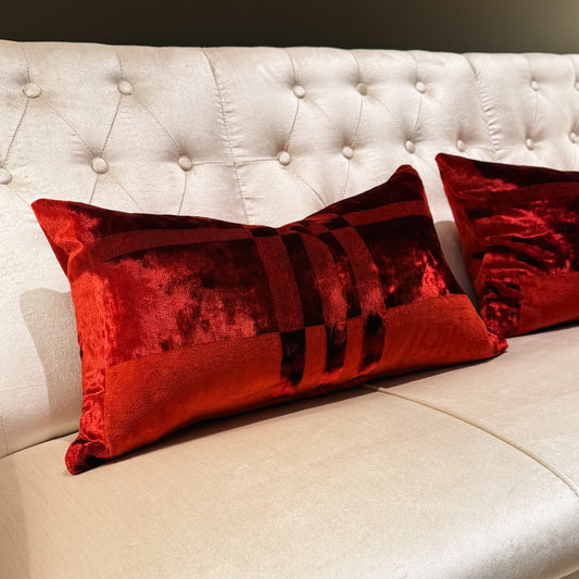 Vintage Rubelli Silk Velvet Cushion Cover