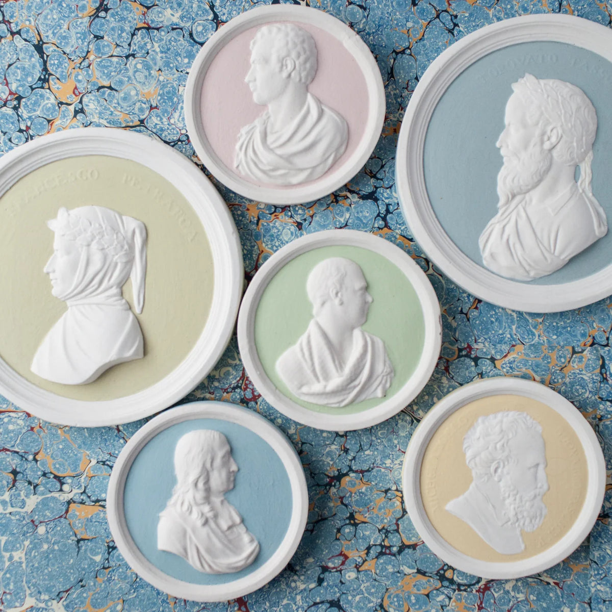 Lord Byron Portrait Plaque