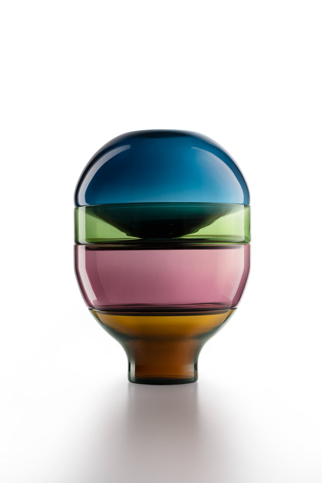 Jellyfish set of 4 centrepieces — Murano glass by NasonMoretti
