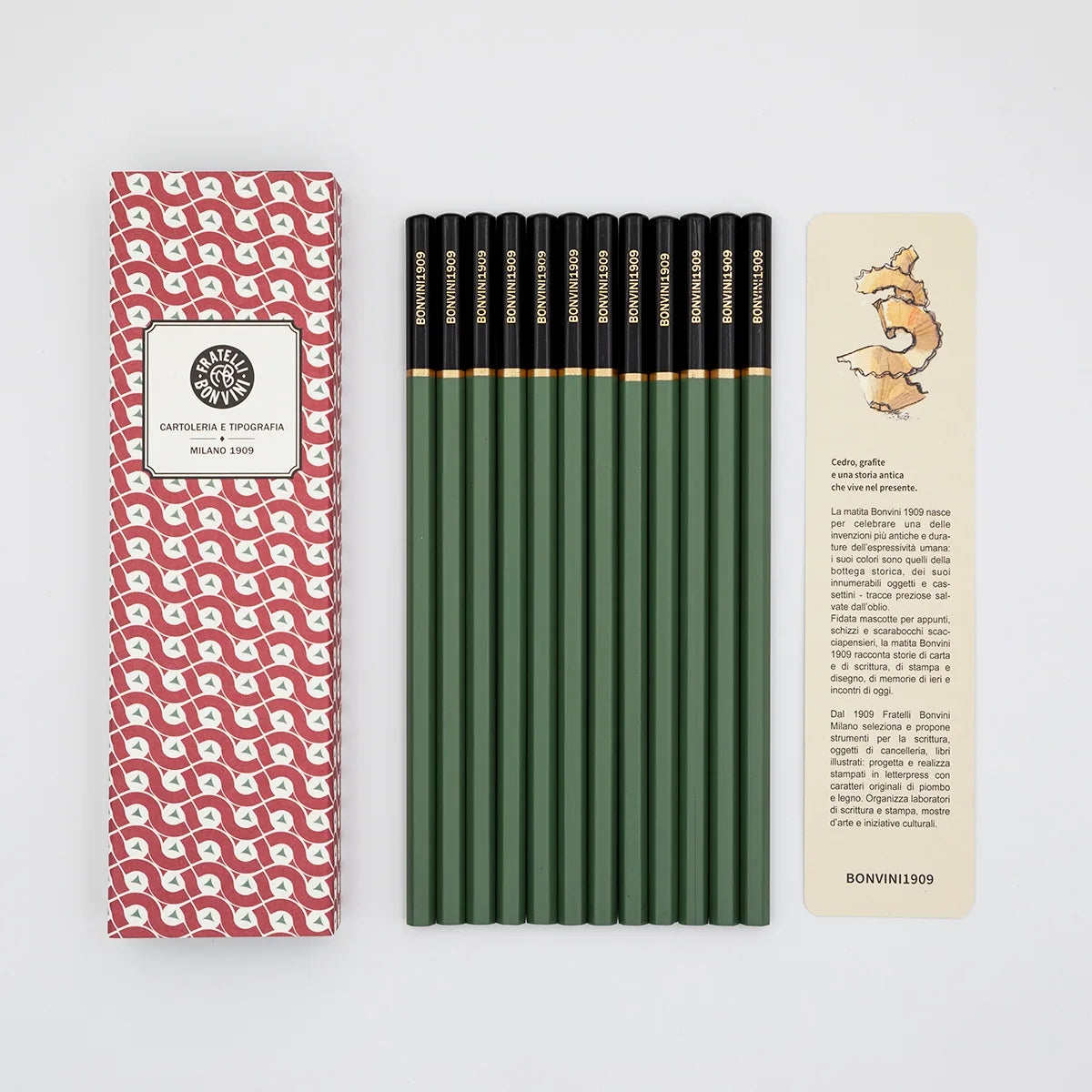 Twelve pencil set