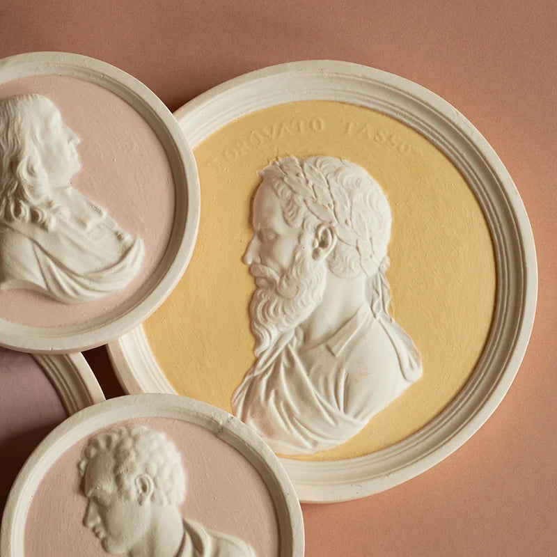 Lord Byron Portrait Plaque