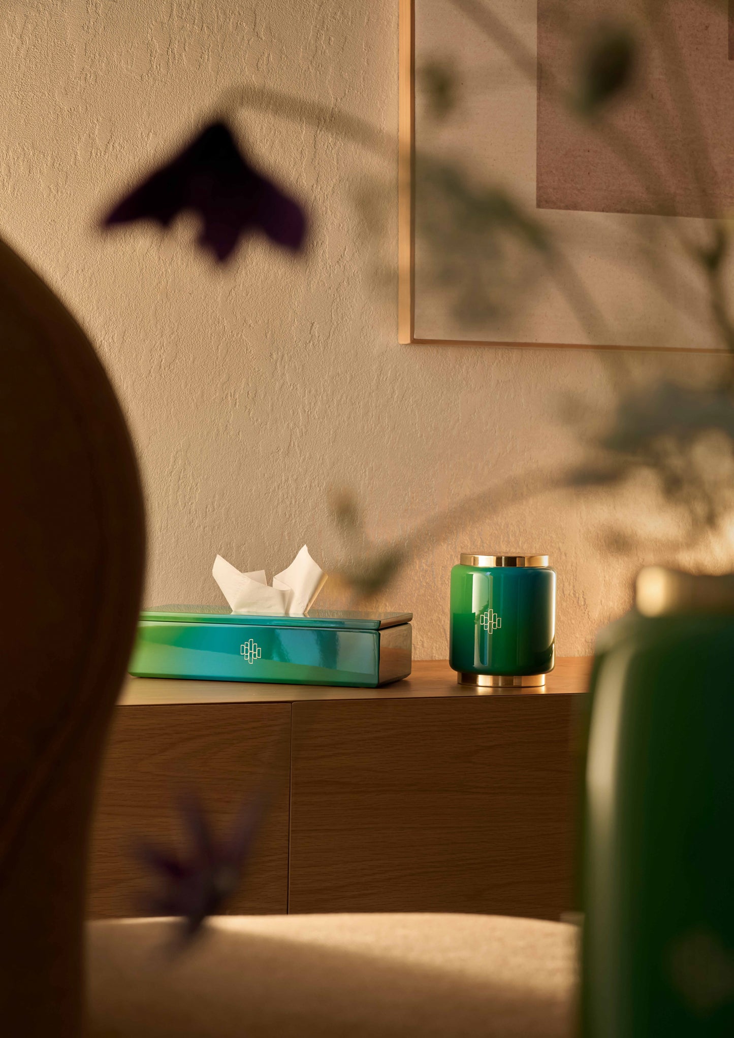Moonbow tissue box