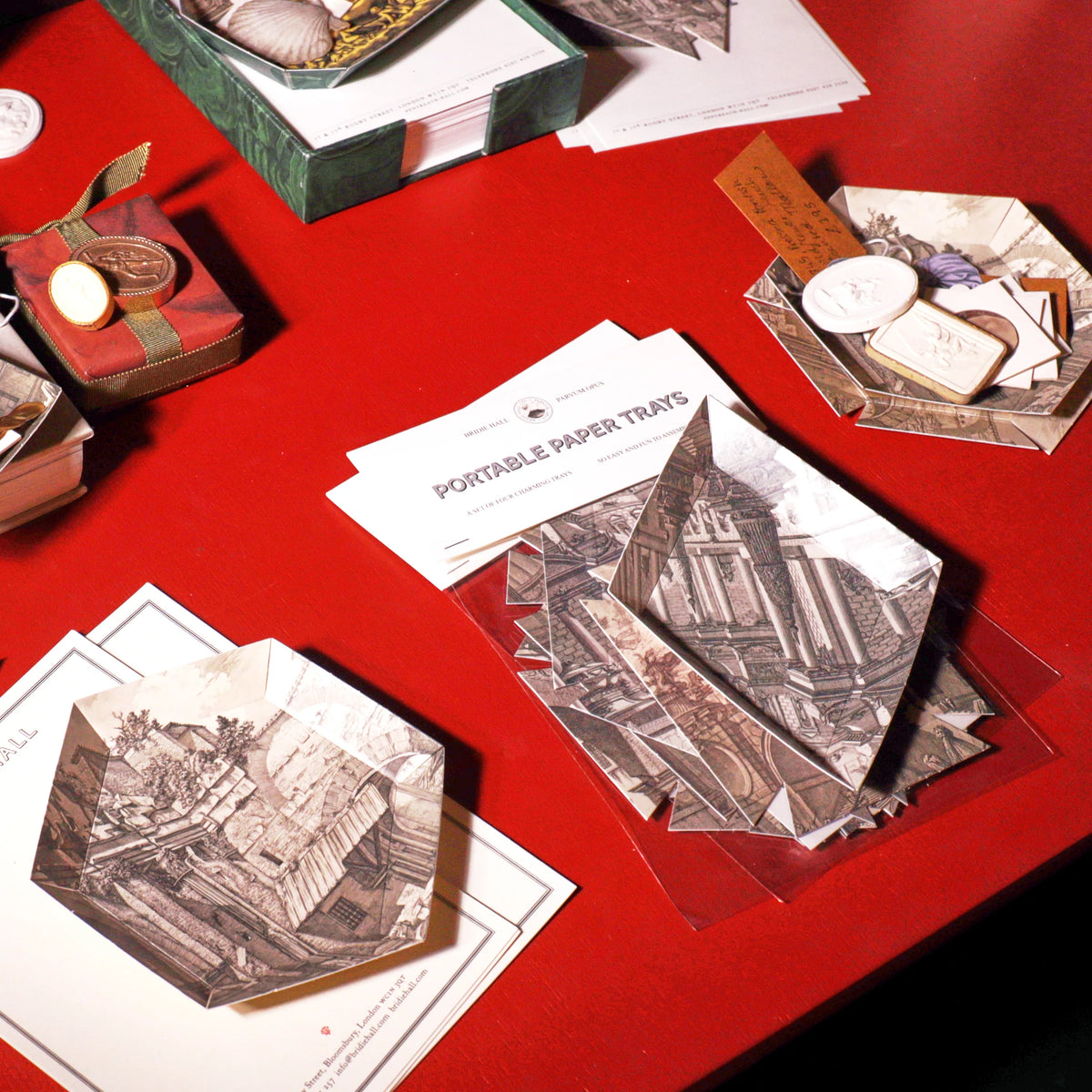 Portable Paper Trays: Set Of Four - Piranesi