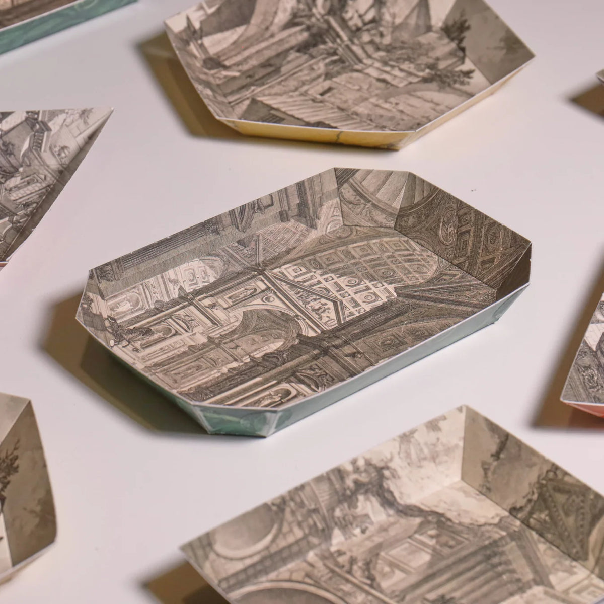 Portable Paper Trays: Set Of Four - Piranesi