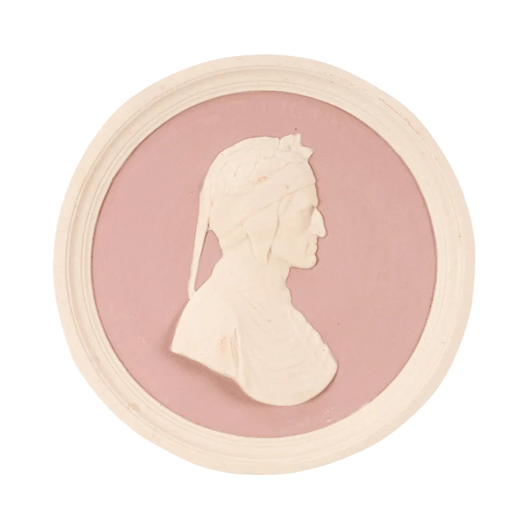 Dante Alighieri Portrait Plaque