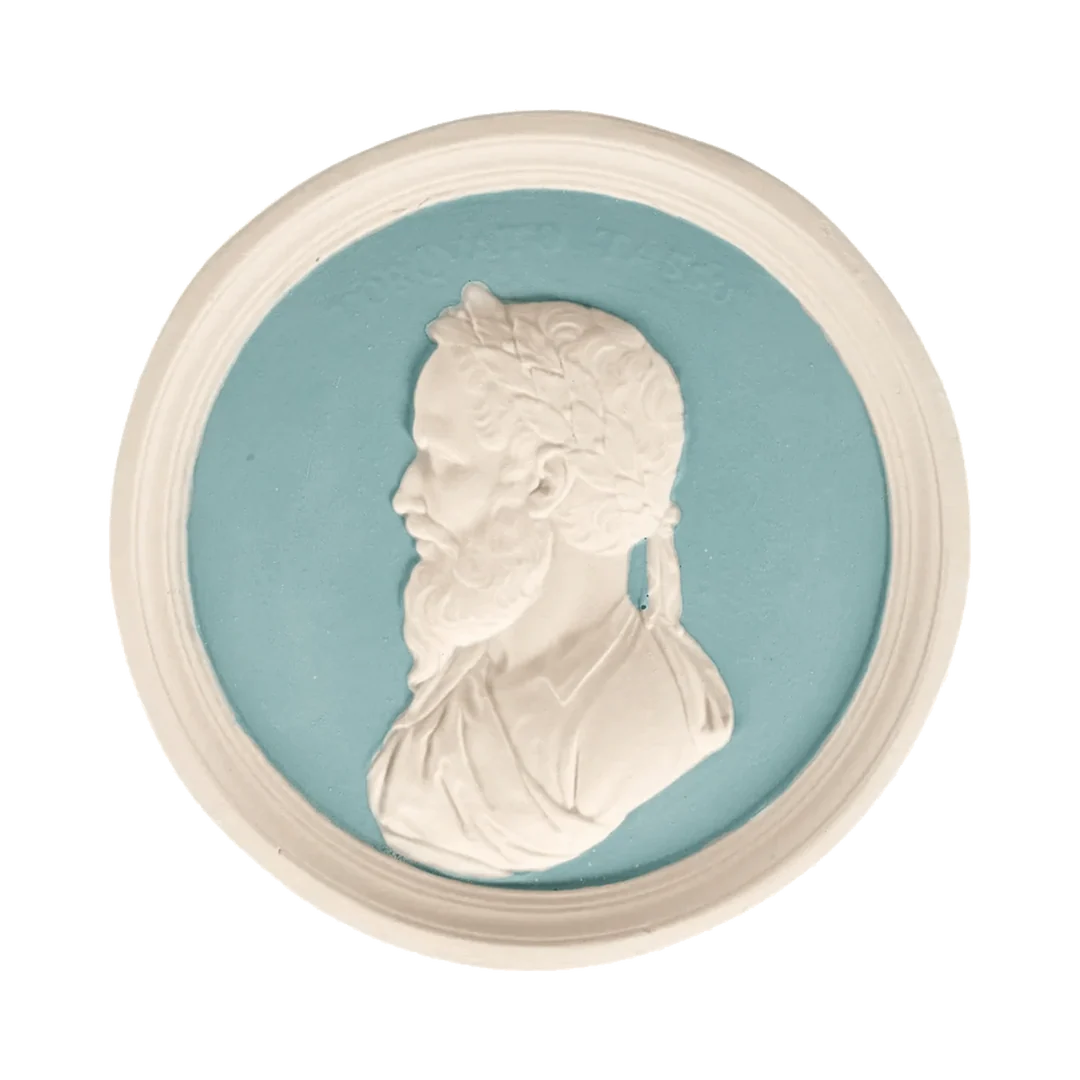 Torquato Tasso Portrait Plaque